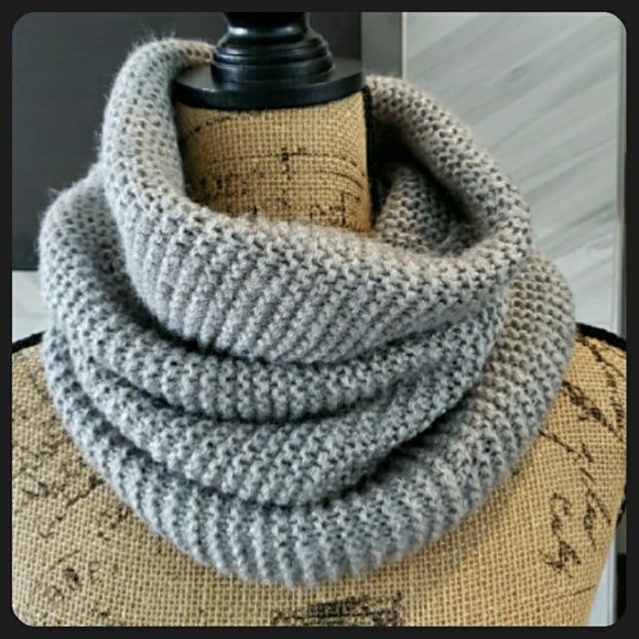 H&M Accessories - H&M scarf gray infinity tube style knit One size